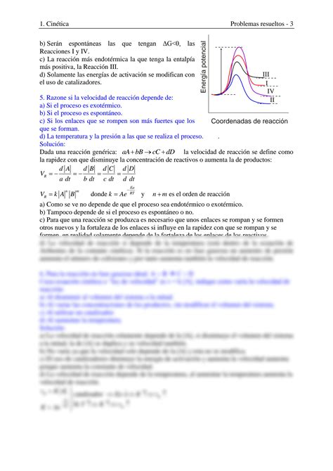 SOLUTION Ejercicios Equilibrio Y Cinetica Studypool