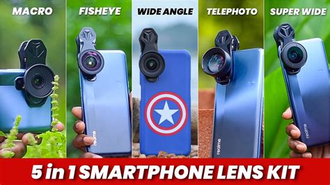 Best Smartphone Lenses For Photography । 5 In 1 Smartphone Lens Kit 🔥