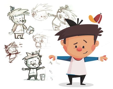Childrens Book Character Design Process On Behance Childrens Book