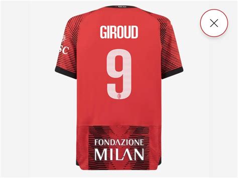 Maglia Milan Versione Europea Rpandabuyitalia