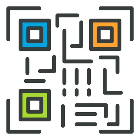 Qr Code Generic Color Lineal Color Icon