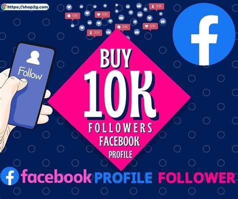 Facebook Profile Followers 10k Shop2g