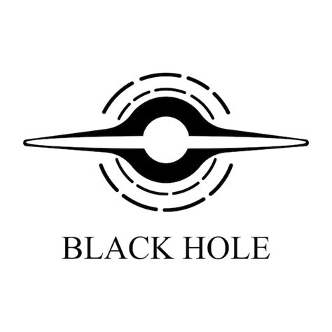 Premium Vector | Black hole icon vector