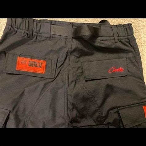 Corteiz Pants Medium Size Cortez Cargo Pants Red Poshmark