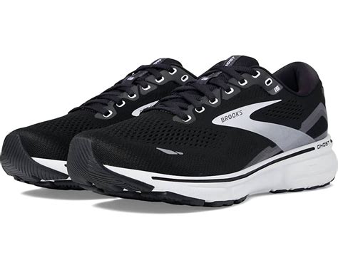 Buy Brooks Ghost 15 Running Shoes In Black Blackened Pearl White