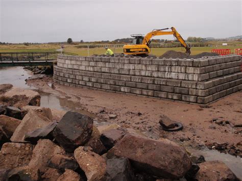 Redi Rock Modular Walling Has Been Installed On The Carnoustie Golf Course To Protect The Course