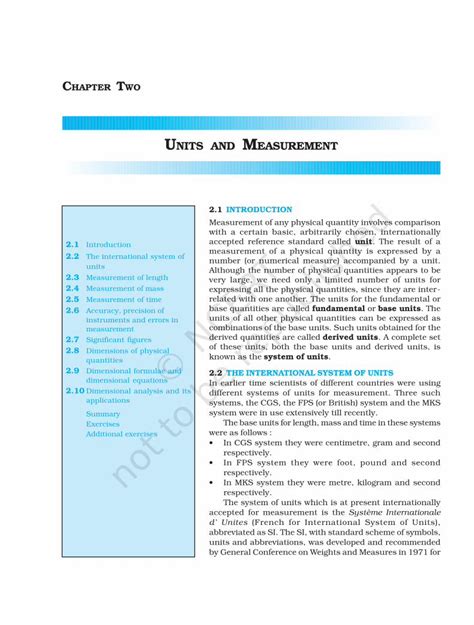 (PDF) UNITS AND MEASUREMENT · quantity Name Symbol Definition Length ...