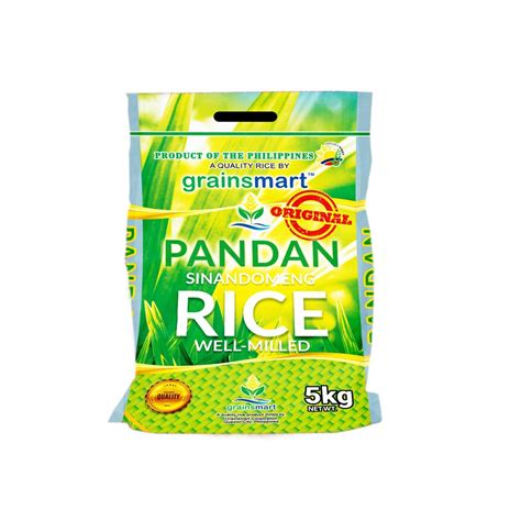 Grainsmart Pandan Special Sinandomeng Rice 5KG Shopee Philippines