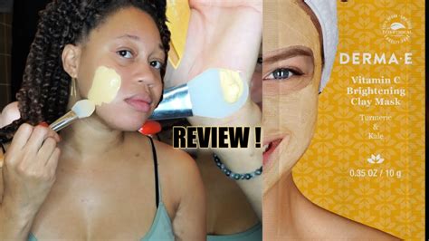 Derma E Vitamin C Brightening Clay Mask Review Fade Acne Scars