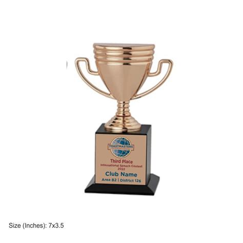 Make A Statement Muskurado S Toastmasters International Trophy