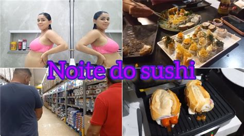 Dois Dias Comigo Noite Do Sushi Indo Ao Mercado E Fazendo Lanche