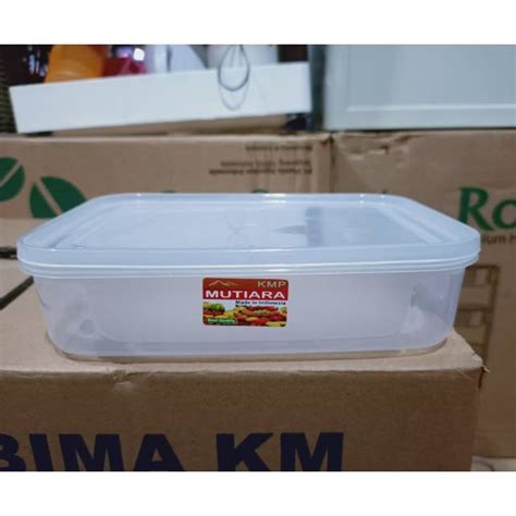 Jual Toples Box Kotak Trasparant Sealware Kmp Mutiara 900 Ml Segi