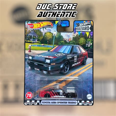 ducstore Xe mô hình HKF28 Hot Wheel Toyota AE86 Sprinter Trueno Boulevard 2020 Shopee Việt Nam