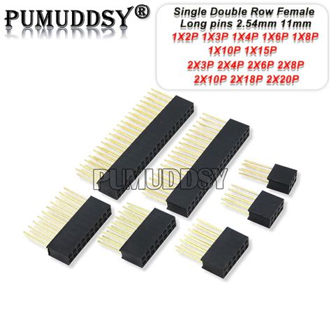 Mm Single Double Row Female Long Pins Mm Pcb Board Pin Header