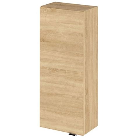 Hudson Reed Fusion Natural Oak Mm Storage Cabinets Wall Unit