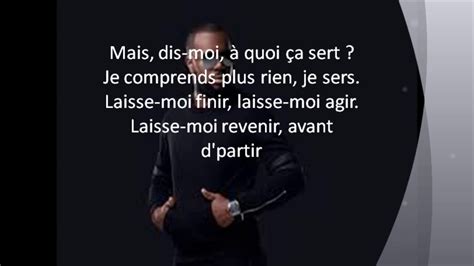 Maître Gims Feat Bedjik Tu Mas Dit Lyrics Youtube