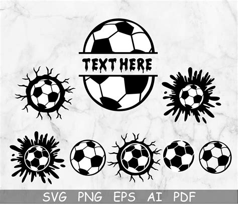 Soccer Ball Svg Cut File For Cricut Soccer Svg Bundle Soccer Ball