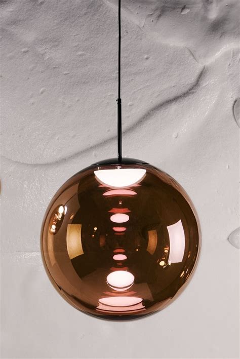 Tom Dixons Globe Pendant Lights In Copper Globe Pendant Light Orb