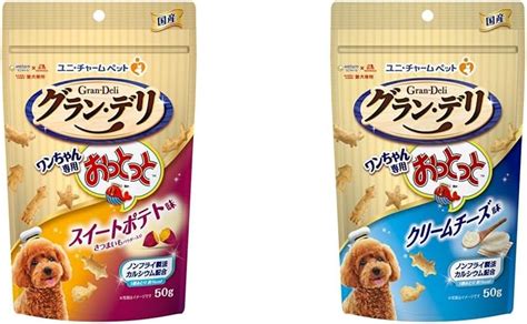 Amazon 【セット買い】グランデリ 犬用 おやつ ワンちゃん専用おっとっと スイートポテト味 50g 国産 ドッグフード ユニチャーム