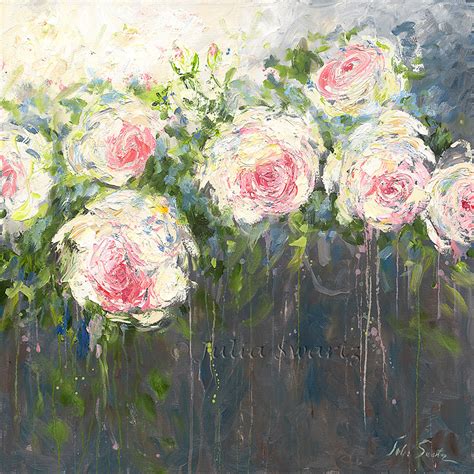 A Ballet of Roses - oil painting - Julia Swartz Art Gallery