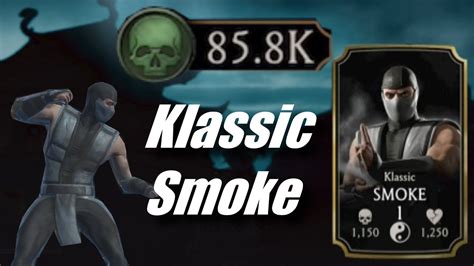 Mk Mobile Klassic Smoke Gameplay Klassic Smoke Fusion X Youtube