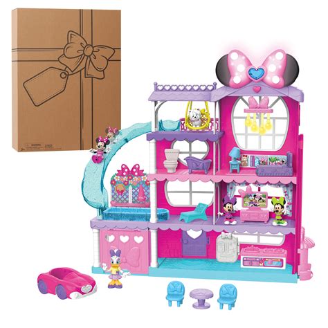 Disney Junior Minnie Mouse Ultimate Mansion Inch Playset With Bonus