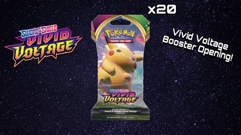 I FINALLY PULLED PIKACHU 20 Vivid Voltage Sleeved Booster Packs