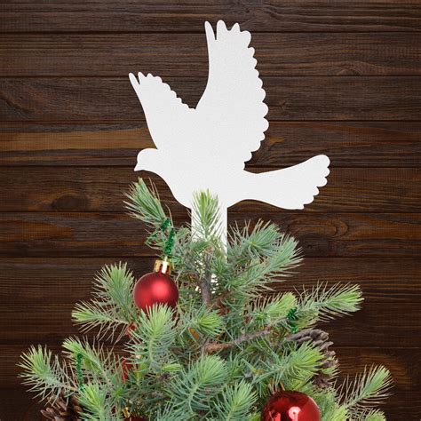 Dove Trees Topper White Metal Tree Topper Etsy