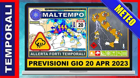 Meteo Allerta Forti Temporali Al Nord Poi Migliora Youtube