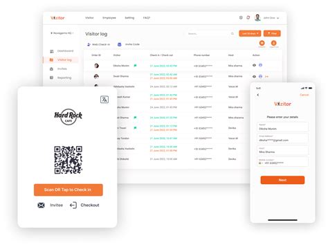 Visitor Management System Features Vizitor