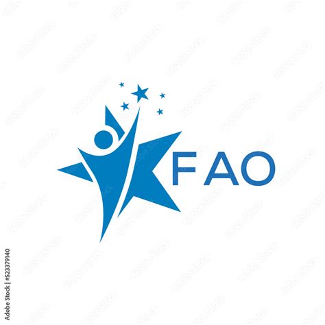 Fao Letter Logo White Background Fao Business Finance Logo Design