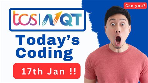 16th Jan Advance Coding Tcs NQT 2024 Preparation Previous Year