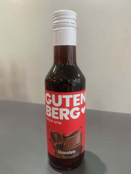 Сироп "Шоколад" Gutenberg 250 гр - купить с доставкой по выгодным ценам ...