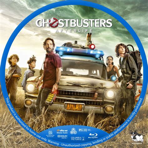 Ghostbusters Afterlife Custom Blu Ray Label Dvdcover