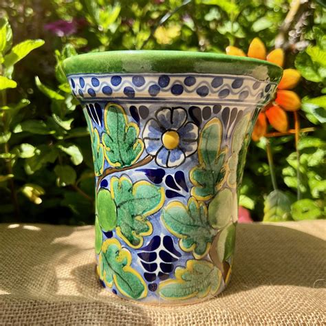 Colorful Talavera Planter Pots 7 El Callejon Art