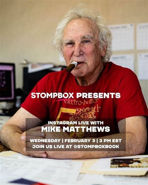 Mike Matthews Live Interview 2021 Electro Harmonix