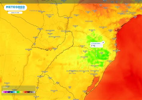 Frente Fria Avan A Pelo Sul Tempestades Severas E Chuvas De At