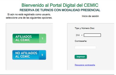 Cómo sacar un turno online en CEMIC 2025