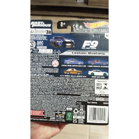 Hot Wheels Premium Fast And Furious Mustang Shopee Brasil