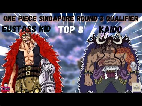 One Piece TCG Singapore Round 3 Qualifier Top 8 Game - Eustass Kid Vs ...