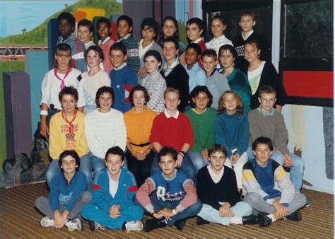 Photo de classe 5ème C de 1987 Collège Les Ormeaux Copains d avant