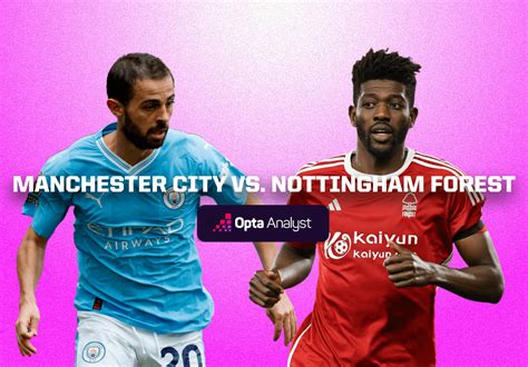 Manchester City Vs Nottingham Forest Prediction And Preview Opta Analyst