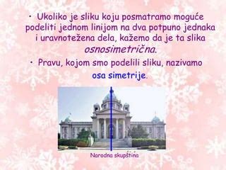 Osna (linijska) simetrija | PPT