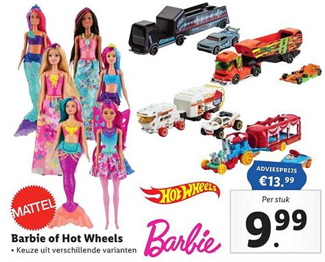 Barbie Of Hot Wheels Aanbieding Bij Lidl Folders Nl