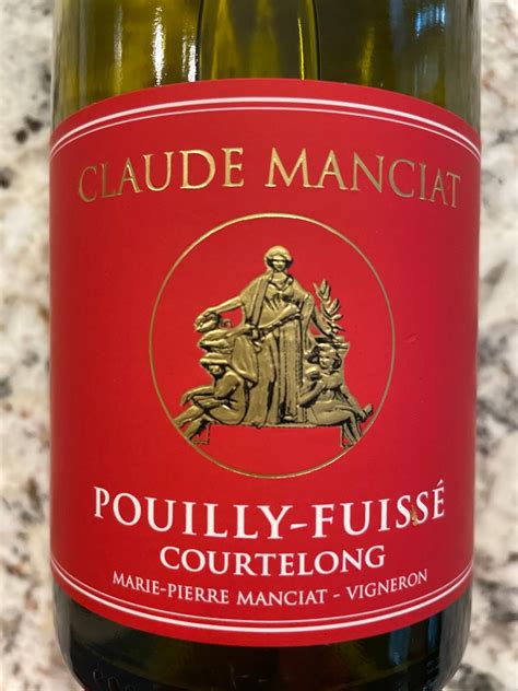 Marie Pierre Manciat Pouilly Fuiss Courtelong France Burgundy