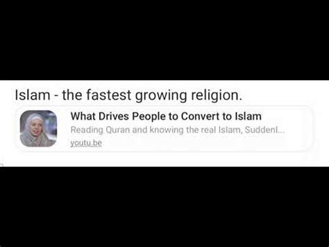 Islam The Fastest Growing Religion Youtube