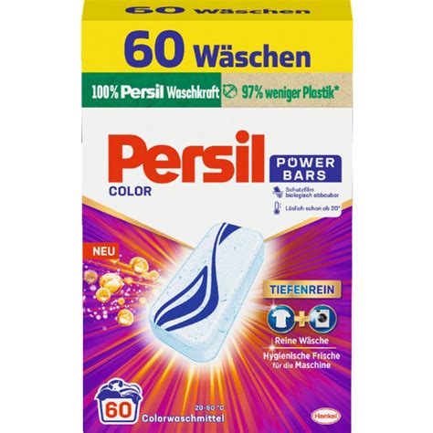 Persil Color Power Bars prací tablety na barevné prádlo 60PD produkty