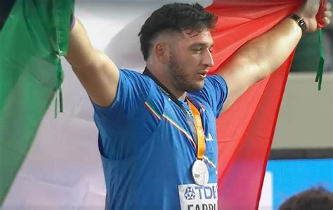 Mondiali Atletica Budapest Fabbri Argento Nel Lancio Del Peso