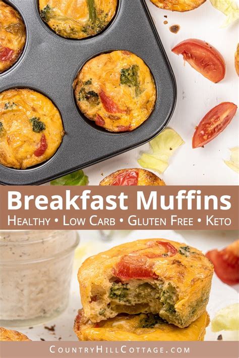 Easy Egg Muffins Healthylow Carb Breakfast Muffin Recipe