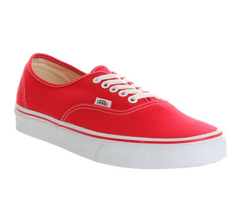 Vans Authentic Red Unisex Sports